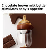 Newborn Anti-Colic Glass Baby Bottle with Wide Mouth