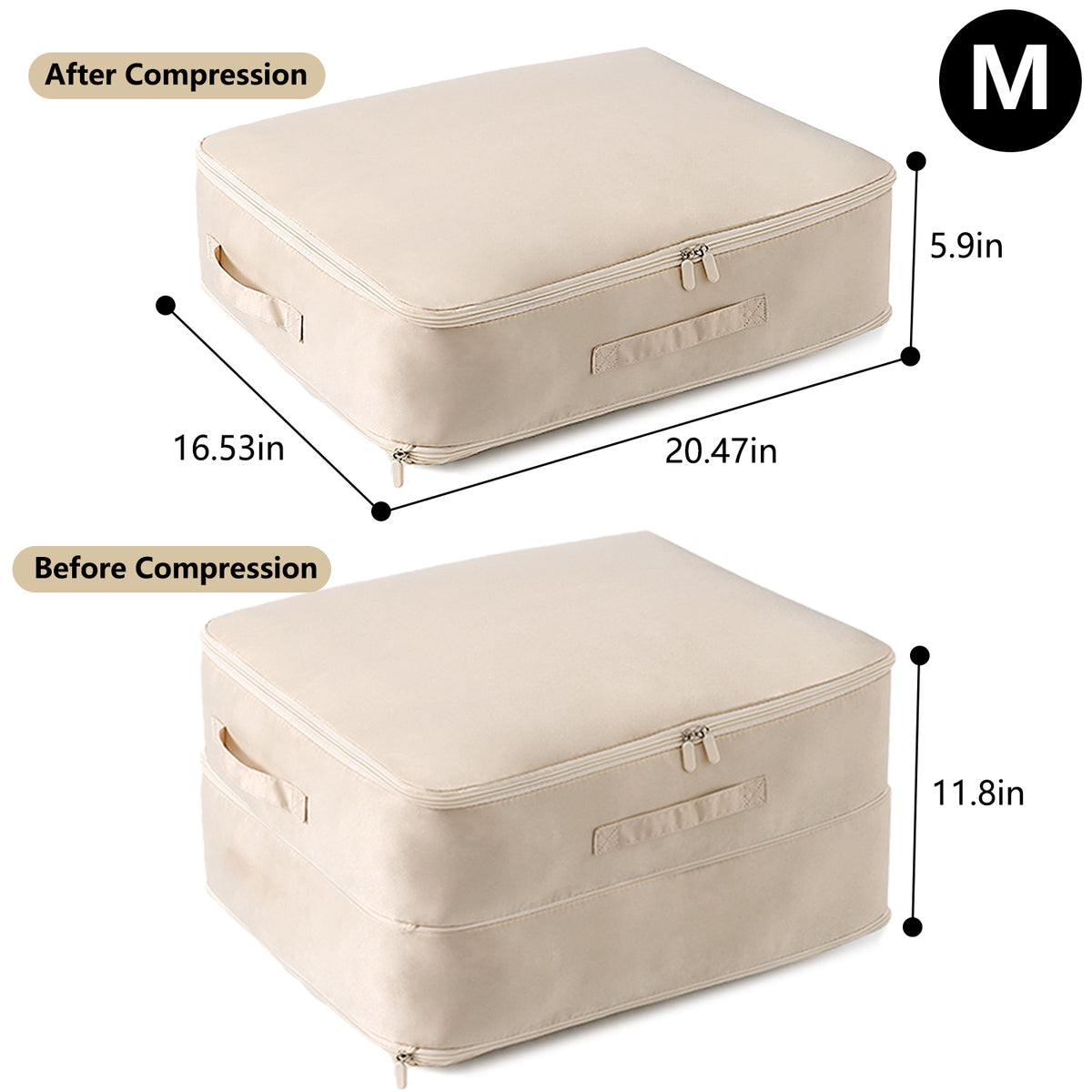 Foldable Storage Bag For Clothes And Bedding