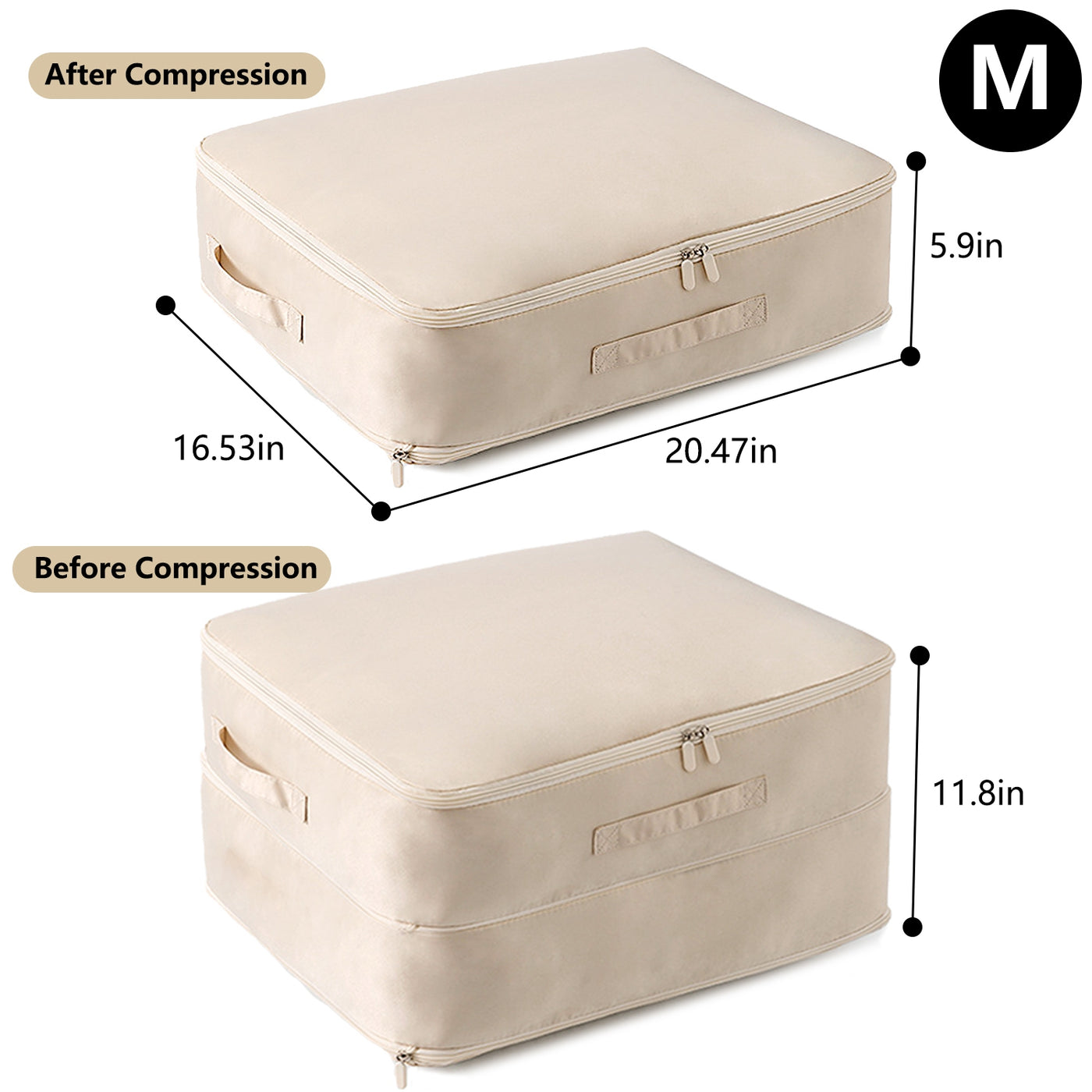 Foldable Storage Bag For Clothes And Bedding