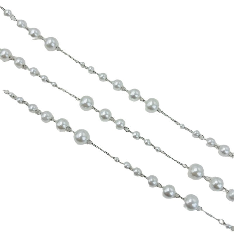 DIY Starry Pearl Chain Versatile Accessory for Earrings Hairpin and Eyeglass Chain