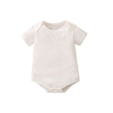 Solid-color short-sleeve hip-covering top