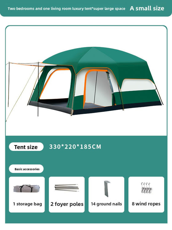 Outdoor Camping Tent Two Rooms Camping Shelter & Sleep product image 5