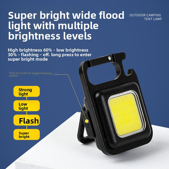 Multifunctional Magnetic Keychain Flashlight Camping & Hiking product image 3