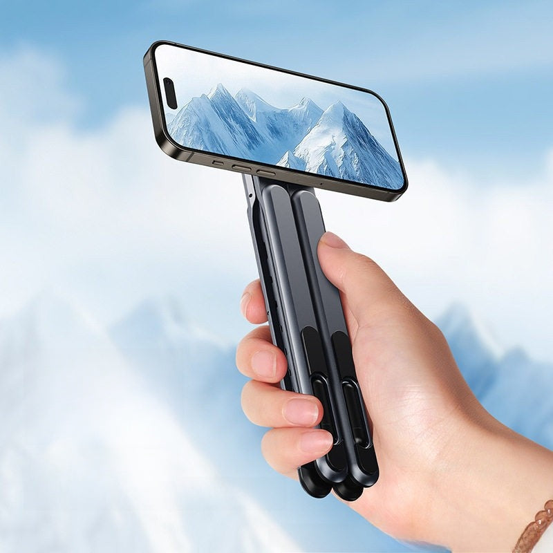 Adjustable Magnetic Phone Stand Aluminum Alloy Tripod