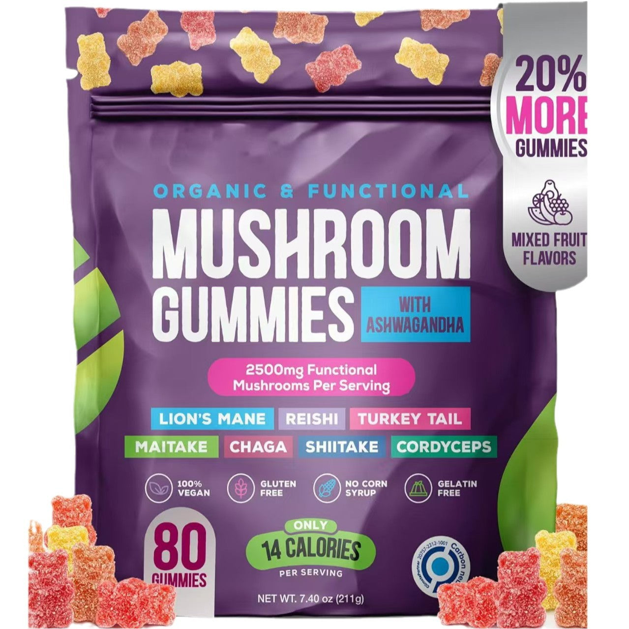 Probiotic Mushroom Gummy Candy