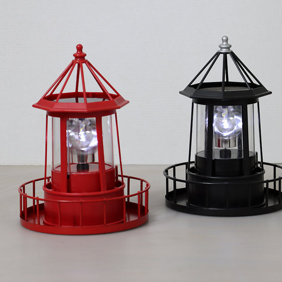 Solar Powered Rotating Lighthouse Garden Light Outdoor & Pond Lighting product image 3