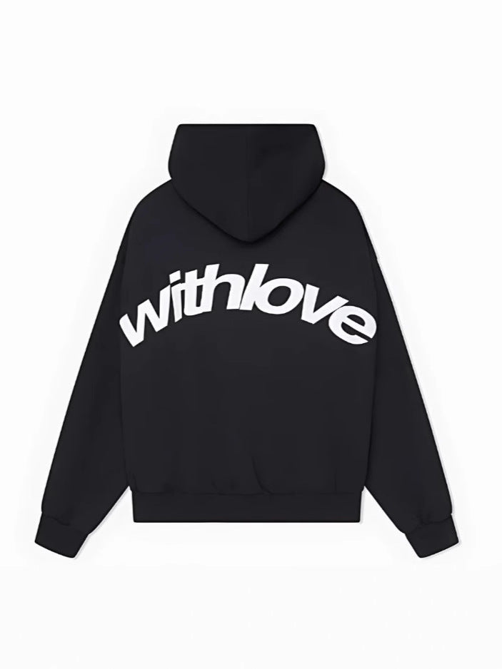 Printed Hoodie Sweater Hoodie Coat American Vintage Long Sleeve Sweater