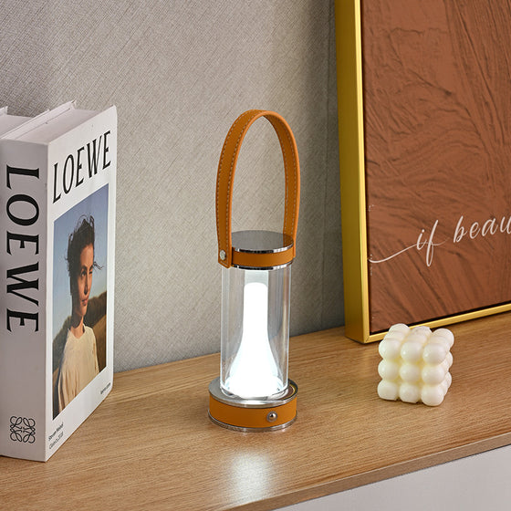 Creative Leather Bedside Table Lamp Table & Desk Lamps product image 1