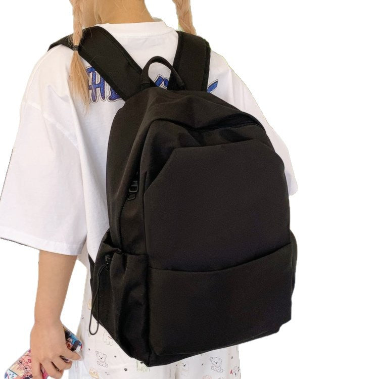 Lightweight Nylon Backpack Large Capacity School Travel Bag