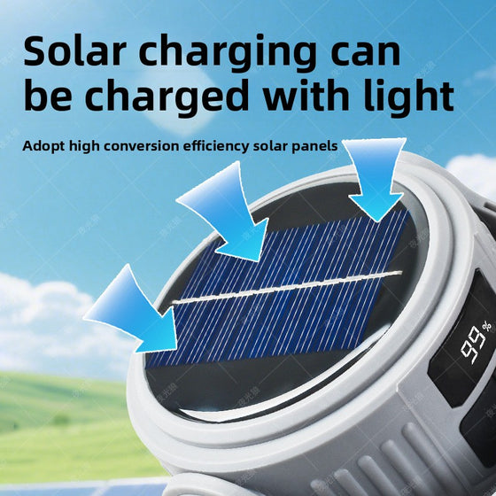 Solar Rechargeable Camping Light with LED Illumination Outdoor Lighting & Tools product image 2