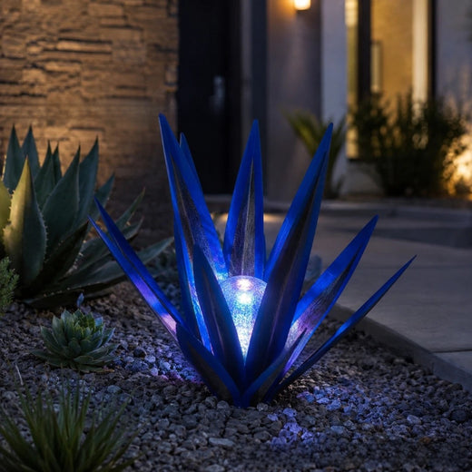 Solar Agave Garden Stake Light