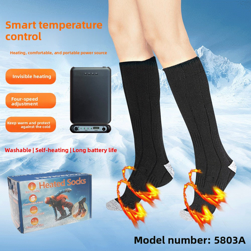 Heated socks - Skiing-specific electric heating socks