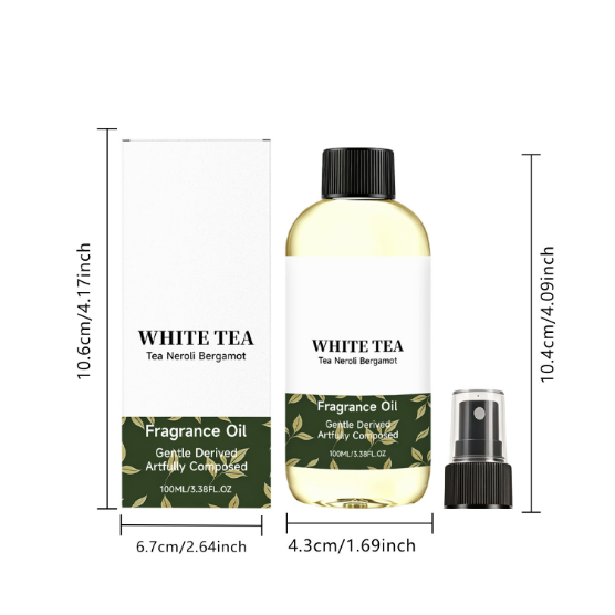 White tea aromatherapy body oil