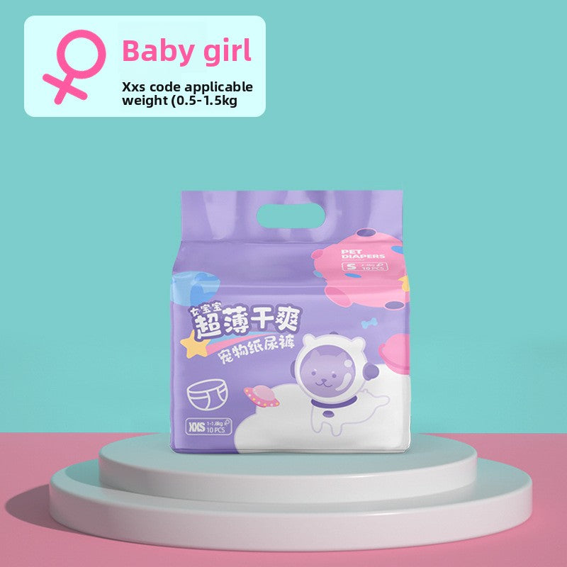 Ultra-Thin Pet Diapers for Dogs