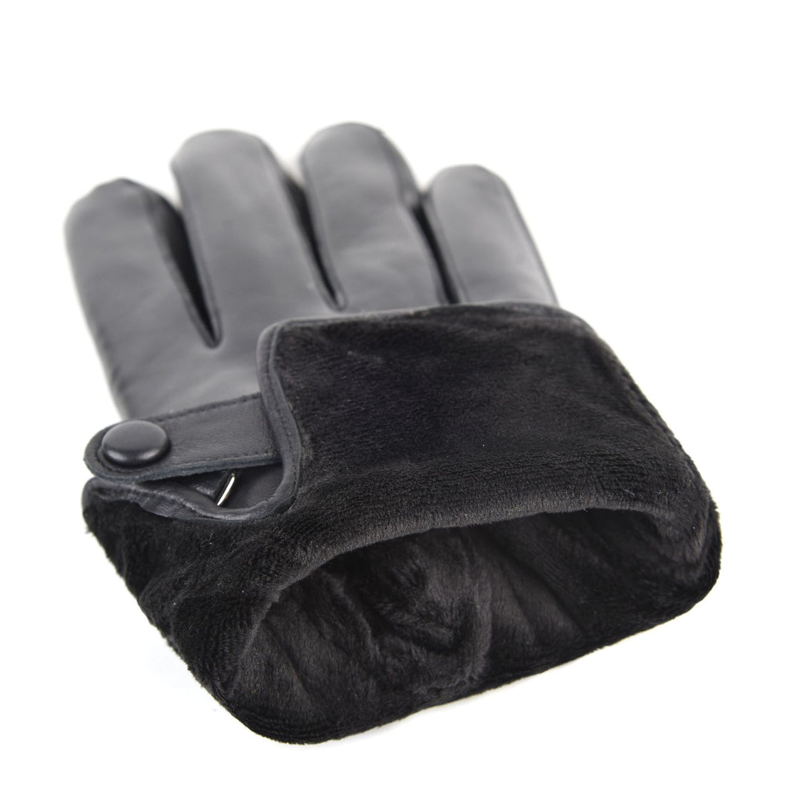 Sheepskin gloves men's fleece-lined touch screen warm autumn and winter non-slip waterproof riding outdoor high-end leather gloves