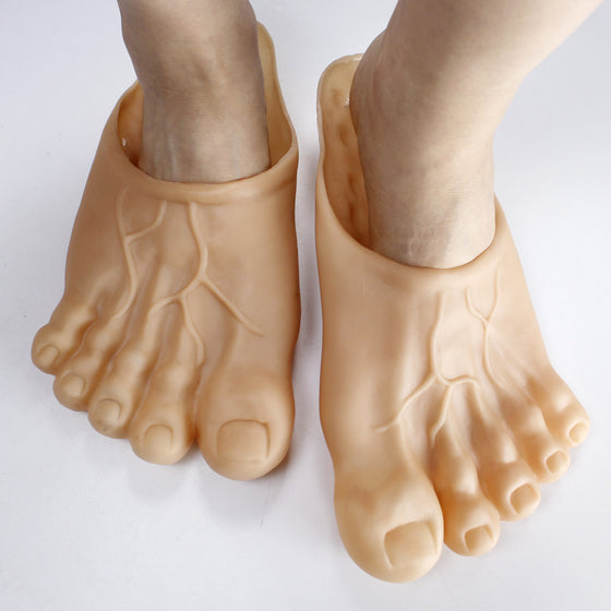 Halloween Bigfoot costume slippers, photo 3