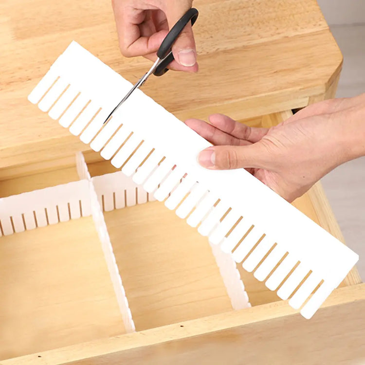 Adjustable Drawer Dividers — Set of 5 Combinable Organizers - Image 1