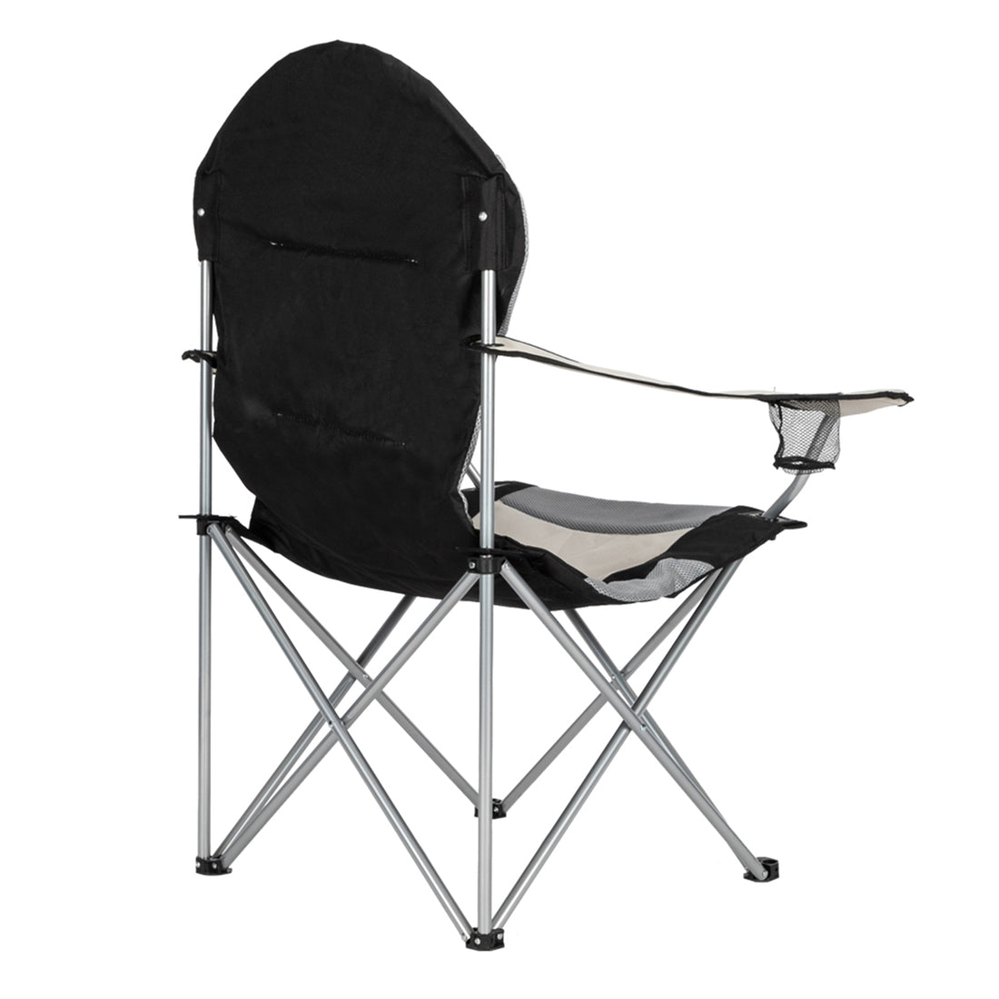 Folding camping chair with iron frame and carry bag, photo 5 of 10