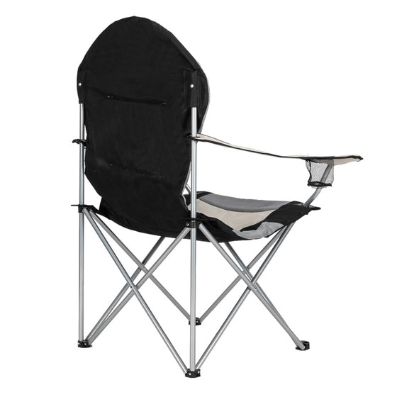 Folding camping chair with iron frame and carry bag, photo 5 of 10