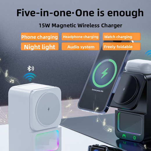 Bluetooth Speaker Wireless Charger
