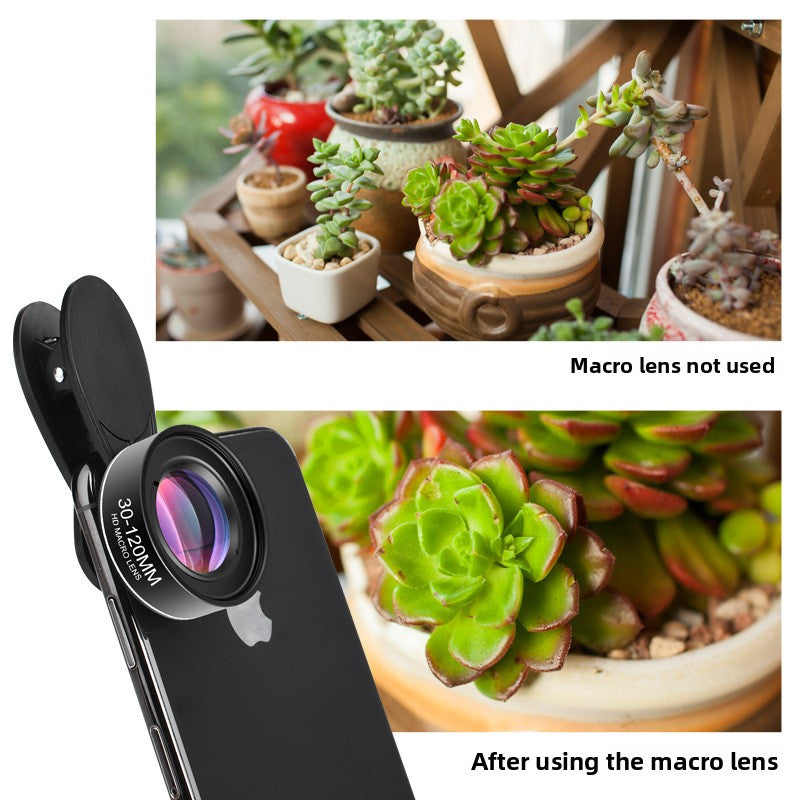 Universal Smartphone Macro Lens 30-120X Magnification