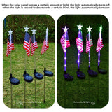Solar Flag Ground Lights