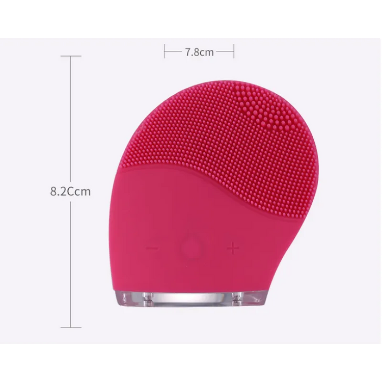 Electric Silicone Facial Cleansing Brush — Waterproof USB Rechargeable - Image 3