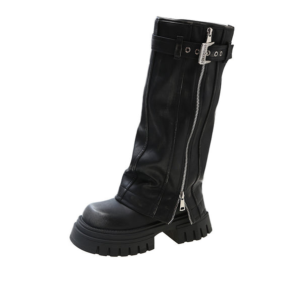 Women's thick-soled knee-high boots, photo 5