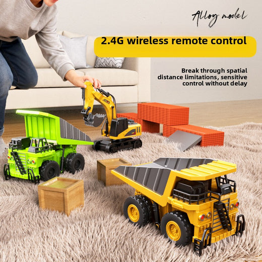 Mini Alloy Engineering Vehicle Model Toy
