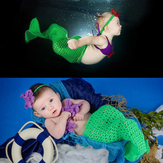Mermaid children's photography costume