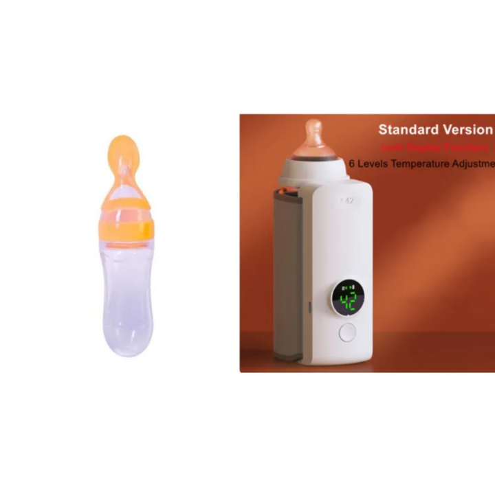 Portable Wireless Baby Bottle Warmer charging port