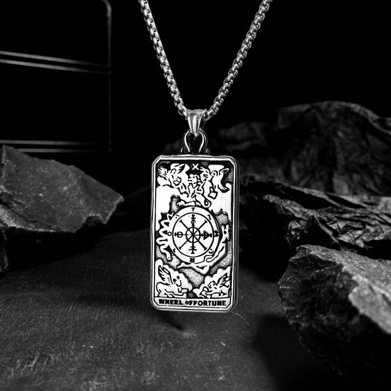 Tarot card necklace