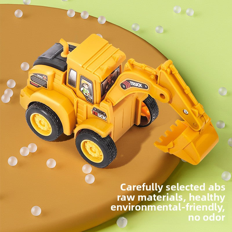 Inertia Engineering Toy Car with DIY Stickers