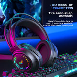 Over-ear wired headphones