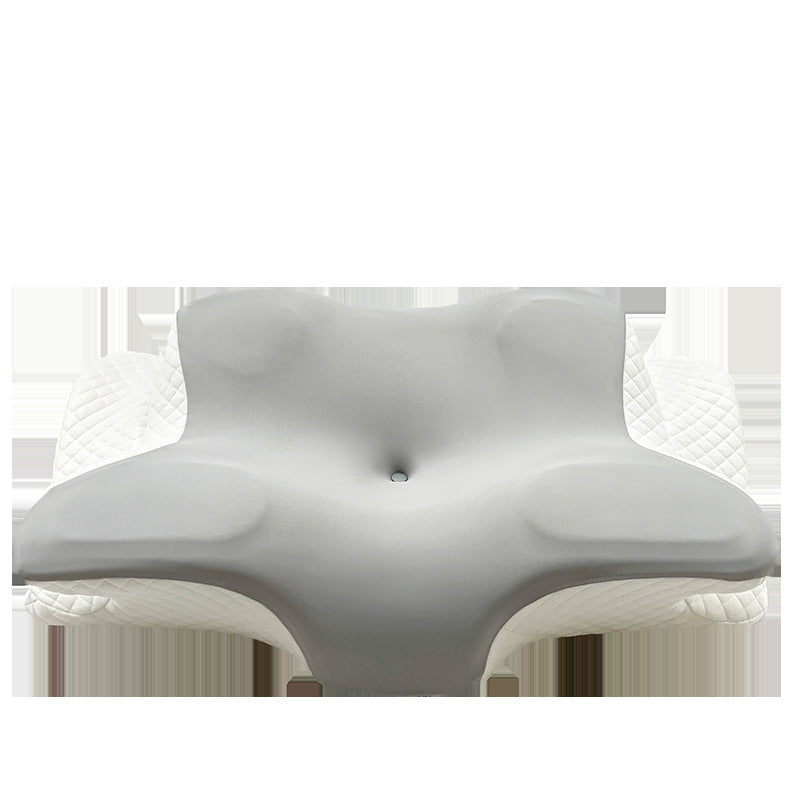 Ergonomic Contour Memory Foam Pillow Slow Rebound Neck Support Cooling Travel Pillow
