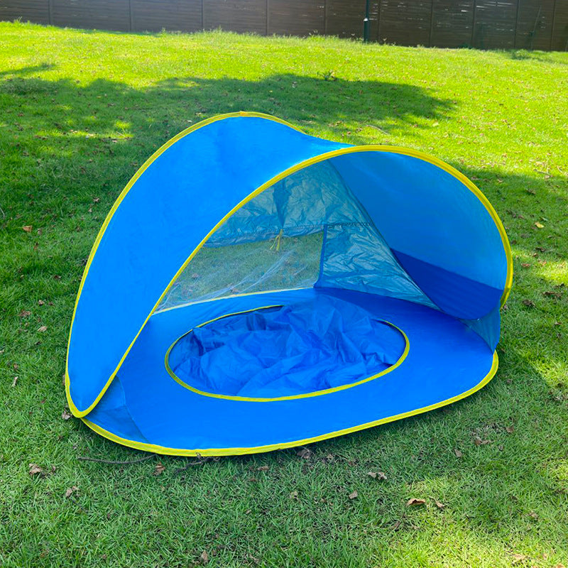 Foldable Children Sunshade Beach Tent with Pool