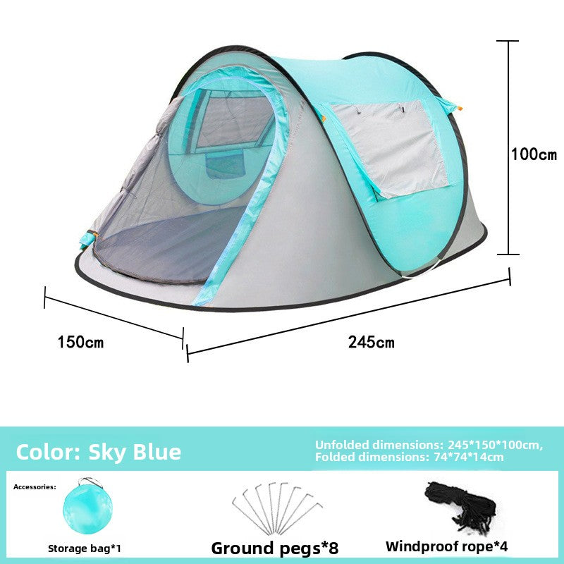 Automatic Quick Open Beach Camping Tent
