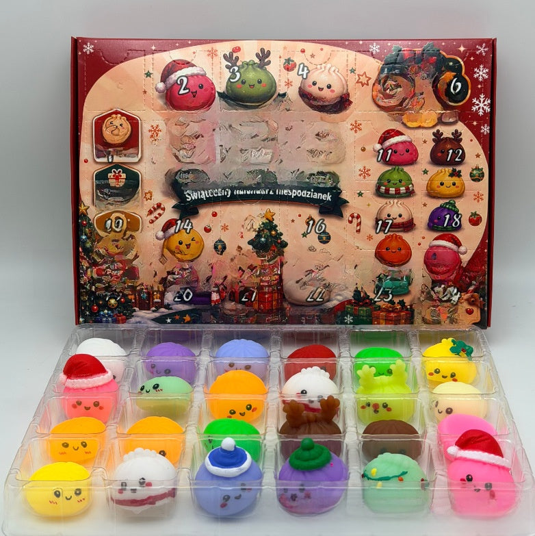 Christmas calendar puzzle box
