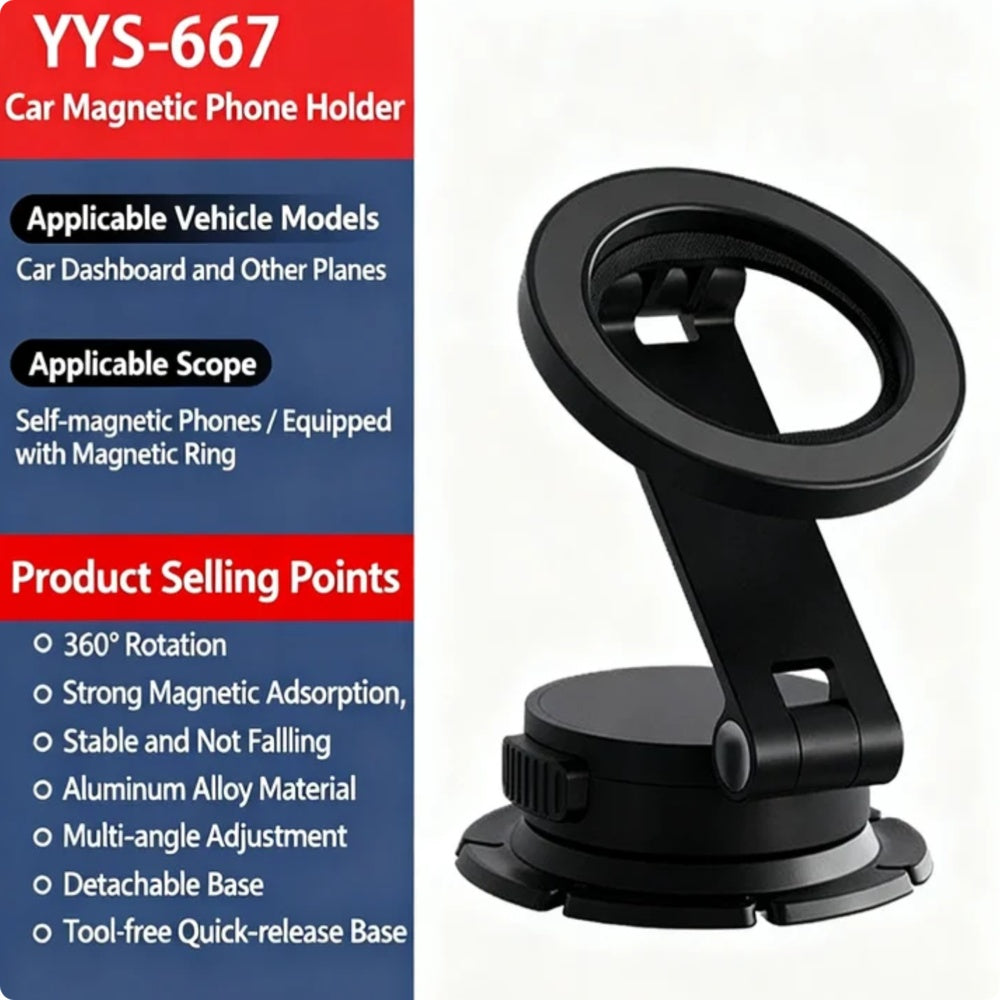 MagSafe Magnetic Phone Holder with 360° Rotation Stand