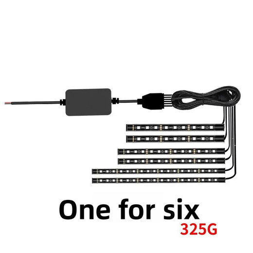 Decorative light strip vehicle for automobiles