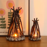 Handmade Branch Campfire LED Decorative Lamp