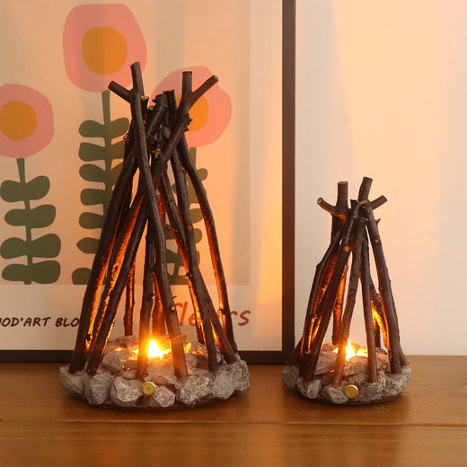 Handmade Branch Campfire LED Decorative Lamp