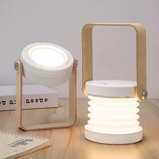 Portable telescopic folding lantern night light