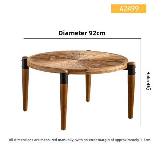 American Country Style Solid Wood Coffee Table