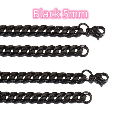 Titanium Steel Cuban Bracelet - Image 1
