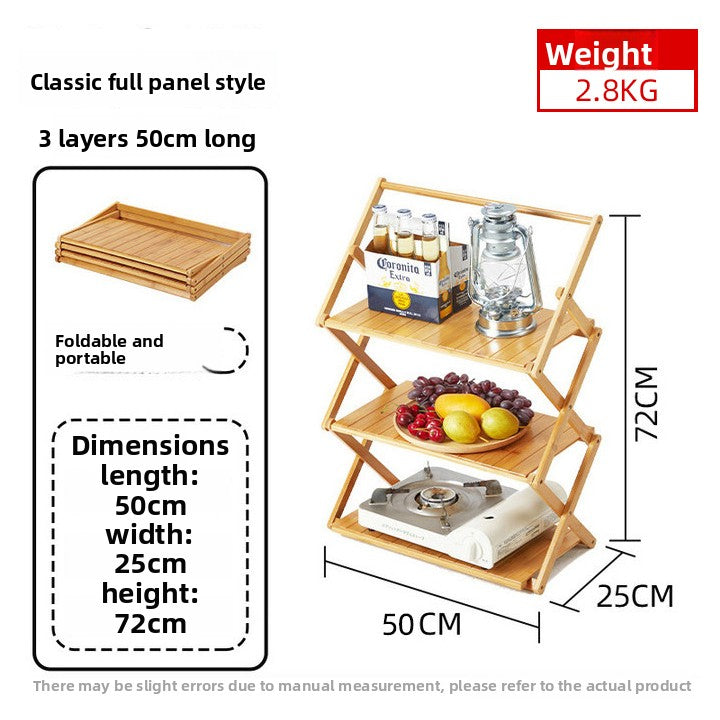 Portable Camping Folding Storage Rack