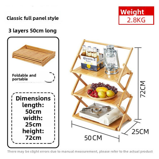 Portable Camping Folding Storage Rack