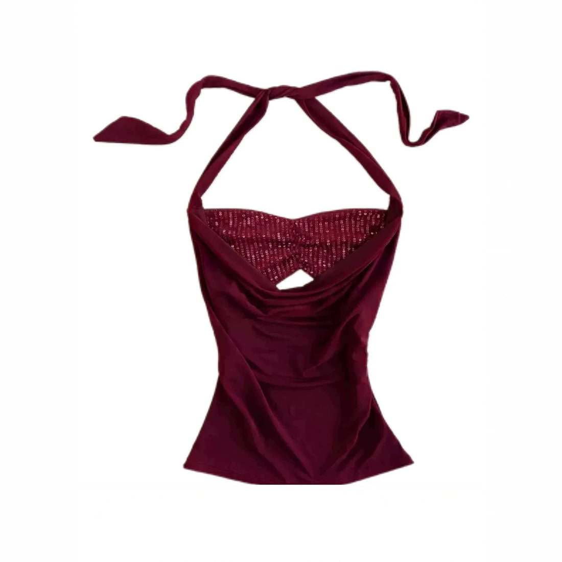 Women's Backless Halter Neck Top