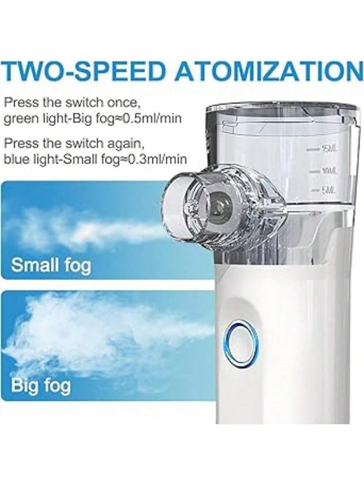 Portable facial hydration nebulizer charging port