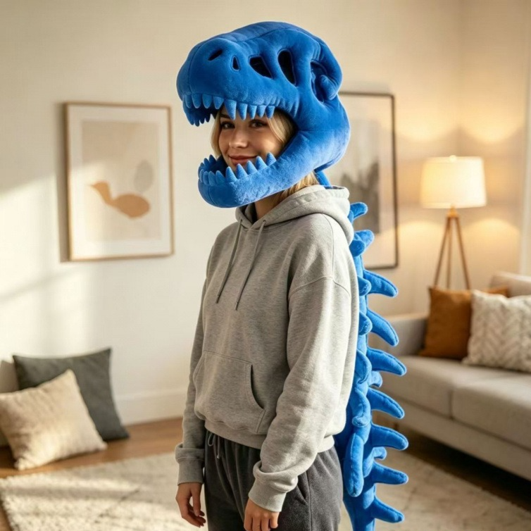 Dinosaur Head Mask Skeleton